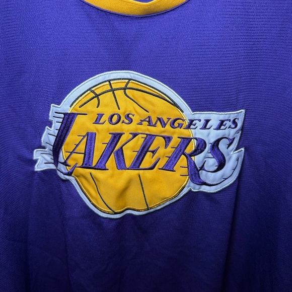 NBA LeBron James Los Angeles Lakers Jersey Large Purple&Yellow - Picture 4 of 6
